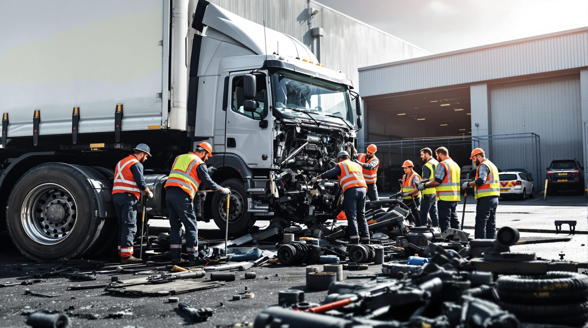 services d'épaviste pour entreprises