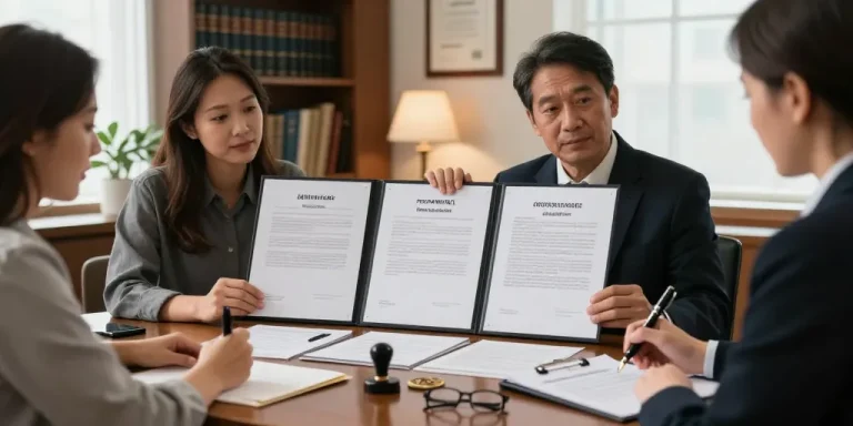 document pour contrat de mariage notaire